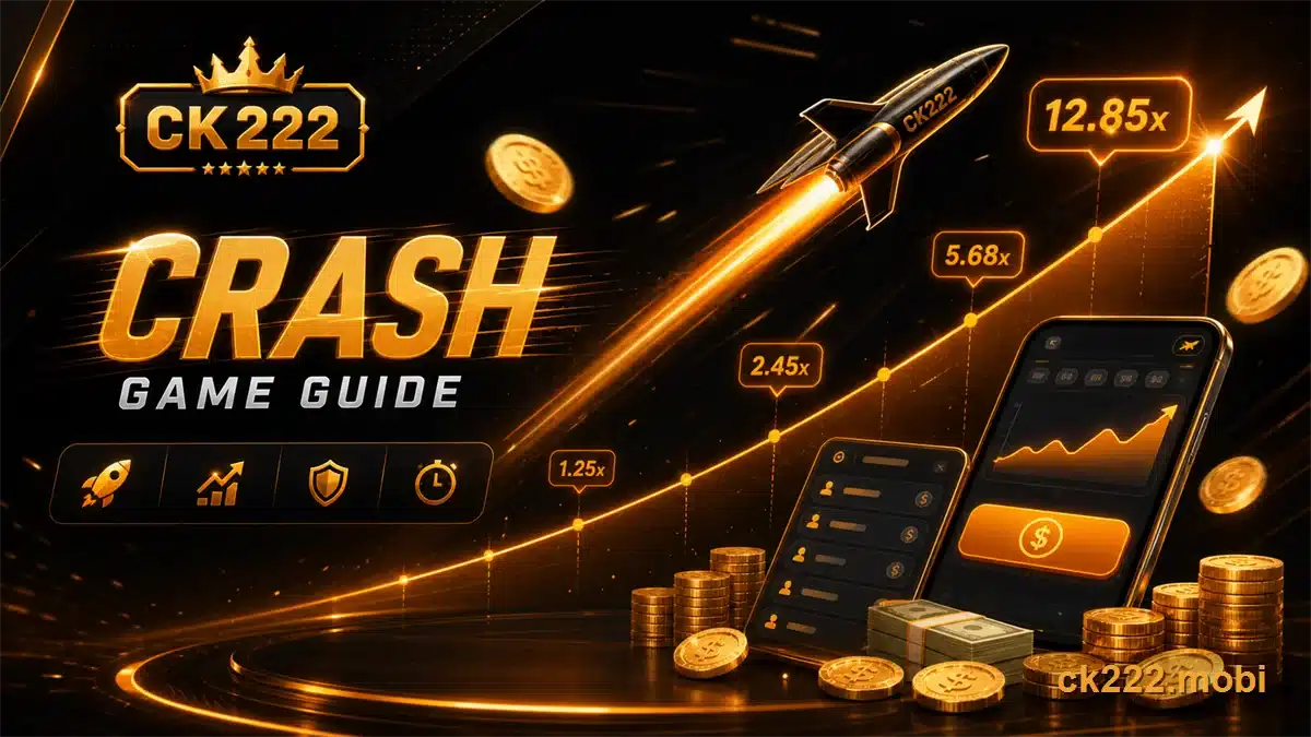 CK222 crash game multiplier guide illustration